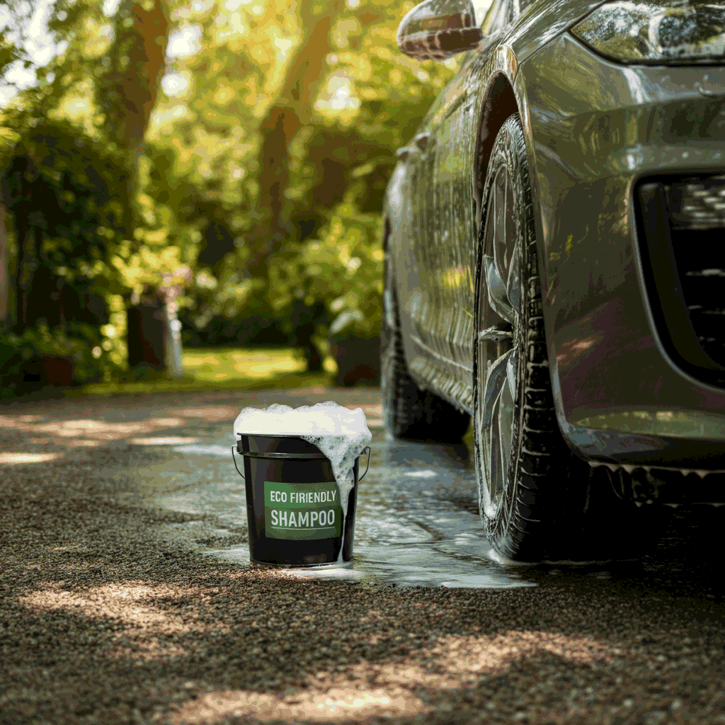 How to Wash a Car with a Bucket of Water